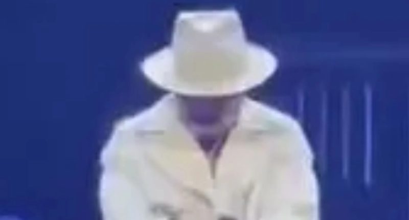 Watch the horrifying moment pop star’s trousers split open live on stage – as he rushes to cover up