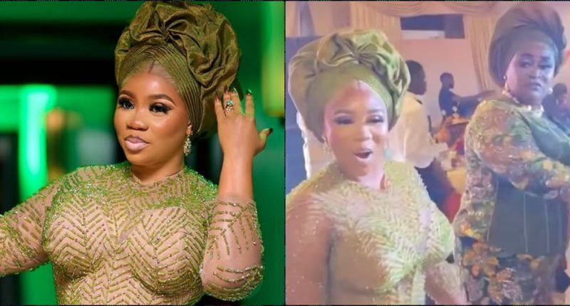 Wumi Toriola calls out woman who gave her side-eye at Priscilla Ojo’s wedding