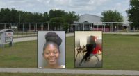 ‘Conspired with the students’: Teacher smiles for mug shot after allegedly encouraging fight between classmates