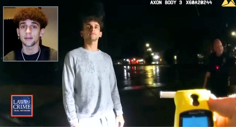 ‘I blew zero!’: Teen driver who demonstrated ‘the opposite of intoxication’ on breath and field sobriety tests can sue officers who arrested him, court rules