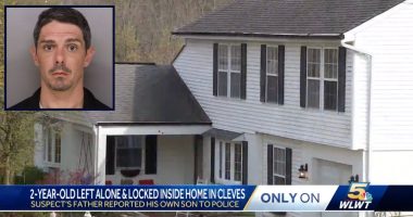 ‘The hardest thing I ever had to do’: Father calls 911 on son for restraining special needs toddler for 7 hours in ‘filthy’ home while he went to work, police say