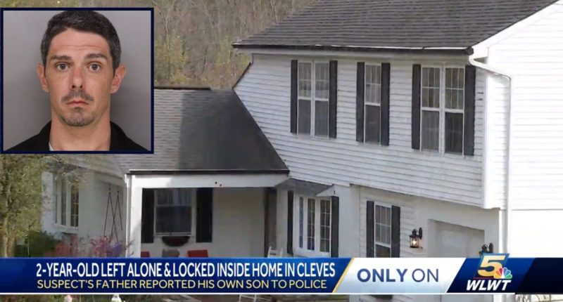 ‘The hardest thing I ever had to do’: Father calls 911 on son for restraining special needs toddler for 7 hours in ‘filthy’ home while he went to work, police say
