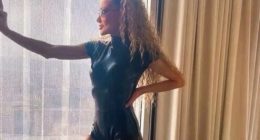 90s pop megastar has barely aged a day as she stuns in tiny leather catsuit after health battle – can you guess who?