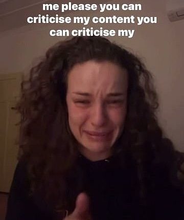 Abbie Chatfield (pictured) is calling out Clementine Ford on social media for 'writing a burn book' about her