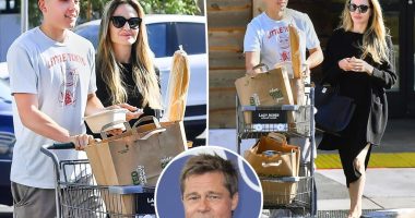 Angelina Jolie’s 16-year-old son, Knox, appears to be same height as Brad Pitt now: See the pics