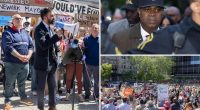 Angry crowd in NYC protests Newark Mayor Ras Baraka’s arrest at ICE detention center
