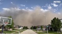 A terrifying dust cloud descended onto the Chicago area as residents were choked and blinded by the 100-mile line of dust from southwest Chicago to northern Indiana