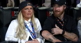 Aussie singer Tones and I (pictured) was ordered to pay a fine of $3000 after her American bulldog 'Boss' attacked a neighbour's dog outside her $7million property