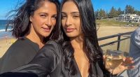 Former NSW police officer Nikki Saroukos, 25 (right), told Daily Mail Australia she was detained, stripped, and held overnight in Hawaii for 'having too much luggage'