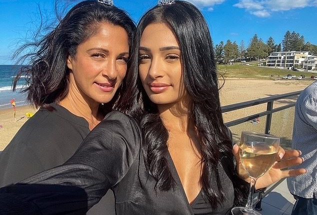 Former NSW police officer Nikki Saroukos, 25 (right), told Daily Mail Australia she was detained, stripped, and held overnight in Hawaii for 'having too much luggage'