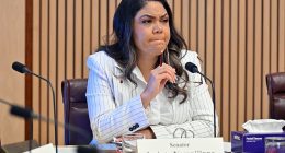 Jacinta Nampijinpa Price (pictured) has announced her candidacy for deputy leader of the Liberal Party