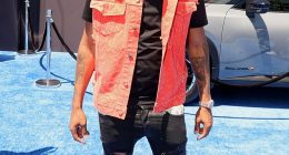 Rapper Skilla Baby, 26, survived an attempt on his life in the Detroit area Thursday evening;  Pictured in Los Angeles in June 2024