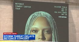 Beyoncé fans gear up, 1st 'COWBOY CARTER' concert at Soldier Field delayed for weather