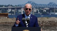 Biden was discussing growing up near oil refineries in Delaware when he made the unexpected remark about having cancer