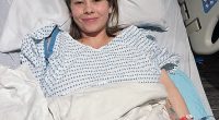 Bindi Irwin has been rushed to hospital just hours after touching down in Las Vegas for a gala honouring her late father. Pictured during an earlier hospital visit