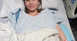 Bindi Irwin has been rushed to hospital just hours after touching down in Las Vegas for a gala honouring her late father. Pictured during an earlier hospital visit