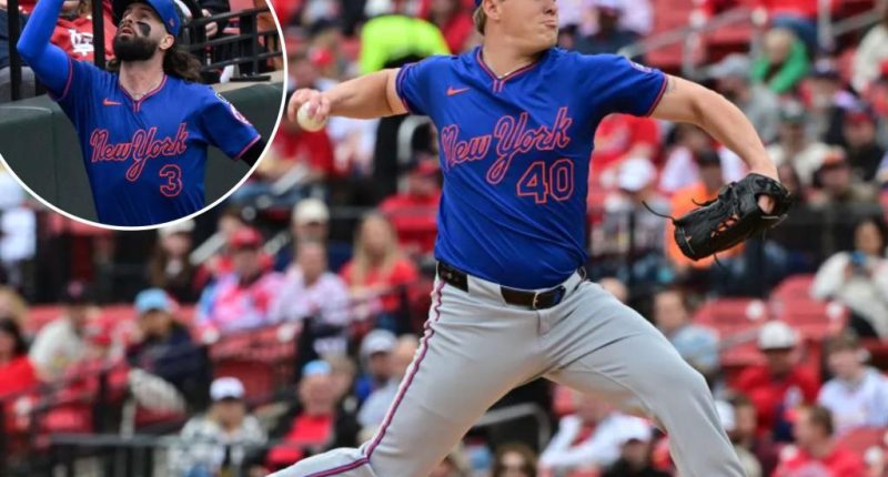 Blade Tidwell roughed up in MLB debut, Jesse Winker injured as Mets drop Game 1 of doubleheader to Cardinals