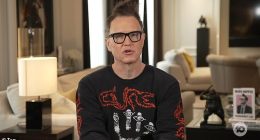 Mark Hoppus has revealed how his accidental cancer announcement was a blessing in disguise. He quickly deleted the Instagram post and hoped it would 'go away' - but in the end, the world finding out was for the best, he told The Project on Wednesday (pictured)