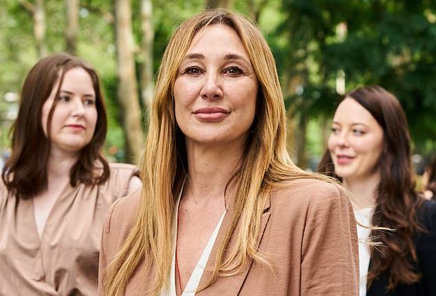 OneTaste founder Nicole Daedone, 57, (pictured in 2023) been accused of forcing her employees to sexually service investors and her former partner, a federal trial heard