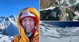 British climber Kenton Cool makes 19th ascent of Mount Everest, most by a non-Sherpa