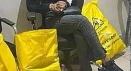 A British woman, 23 (pictured), has been arrested, accused of trying to bring nearly 18kg of cannabis into the UK on board a British Airways flight from Accra, Ghana, back to London's Gatwick Airport on May 18, according to Ghana's Narcotics Control Commission (NACOC)