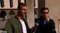 In a resurfaced clip from Channel Nine's The Footy Show, TV presenter Beau Ryan interviews former Liberal staffer Bruce Lehrmann about his role in politics