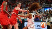 Caitlin Clark insists her shove on Angel Reese was nothing more than a basketball play