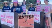 California track meet turns to political rally over trans athletes as schools speak out vs. state