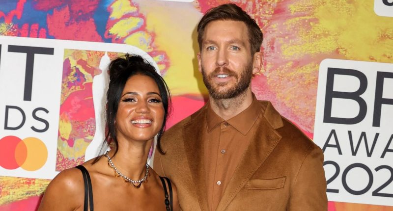 Calvin Harris and Vick Hope expecting first baby together as TV star announces she’s pregnant live on Radio 1