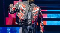 Rapper Chris Brown performs at Little Caesars Arena in Detroit, Michigan, on April 19, 2025