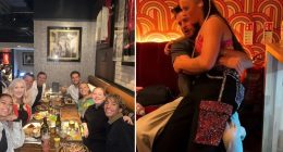 Chris Hughes and JoJo Siwa cosy up for new snap during night out with pals