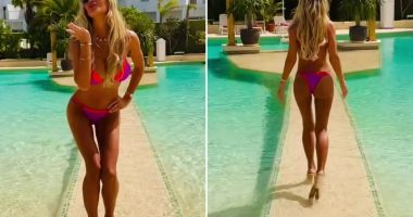 Christine McGuinness looks incredible in barely there bikini after it’s revealed she’s quit Celebs Go Dating