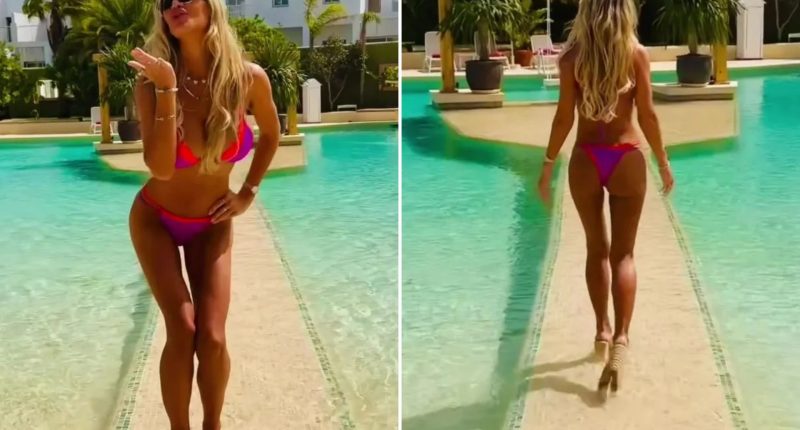 Christine McGuinness looks incredible in barely there bikini after it’s revealed she’s quit Celebs Go Dating