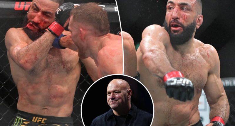 Dana White shows off Belal Muhammad’s horrifying UFC injury in gruesome photo