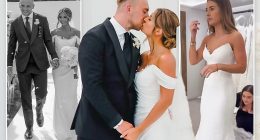 Dani Dyer stuns in white gown as she and West Ham footie ace Jarrod Bowen get married in star-studded bash