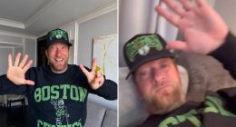 Dave Portnoy surrenders to Knicks fans in middle of embarrassing Game 6 blowout: ‘Hand up’