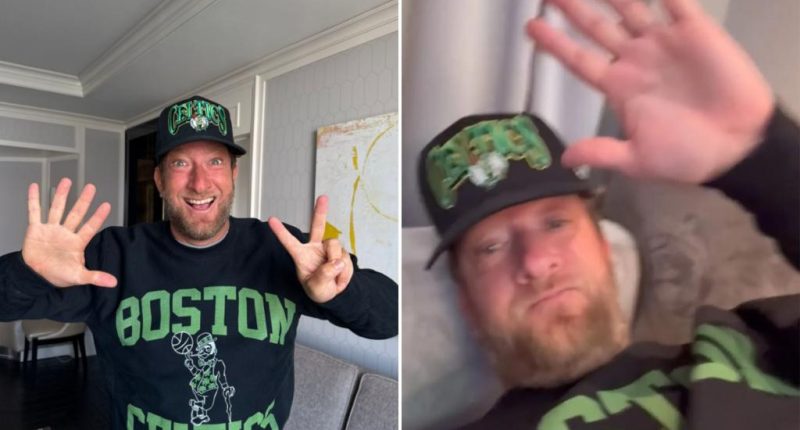Dave Portnoy surrenders to Knicks fans in middle of embarrassing Game 6 blowout: ‘Hand up’