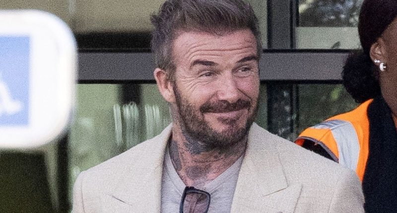 David Beckham and family spotted at his 50th birthday celebrations in France – but Brooklyn is nowhere to be seen
