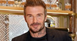 David Beckham puts on a brave face as he steps out for glam event amid feud with son Brooklyn