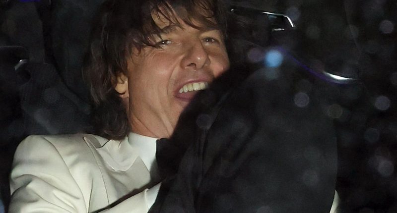 David Beckham’s A-list pals are bleary-eyed as they head home after partying at his lavish 50th birthday bash