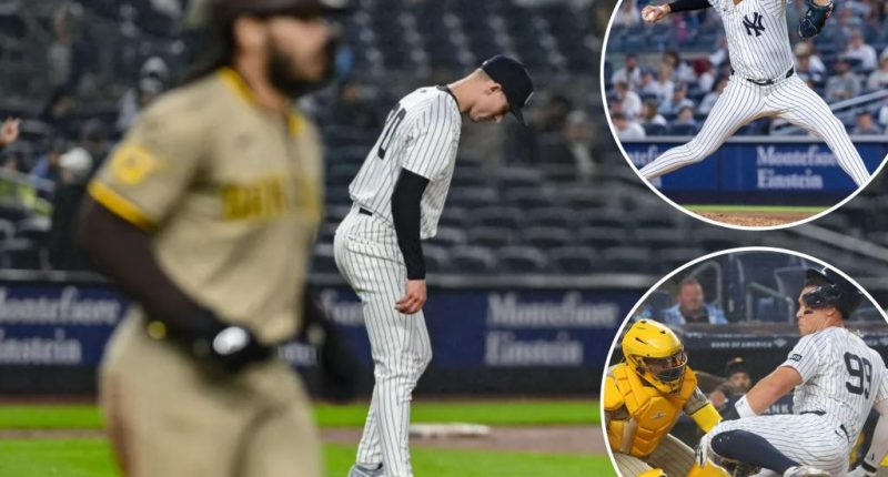 Devin Williams, Luke Weaver implode as Yankees fall to Padres for third straight loss