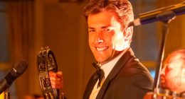 Disgraced James Argent looks carefree as he performs on stage just days after domestic violence sentence