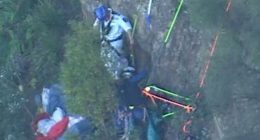 A paraglider in his 50s collided with a cliff near Stanwell Tops in NSW soon after take off