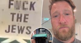Enraged Dave Portnoy vows to ‘ruin these people’ who bought antisemitic sign at Barstool bar