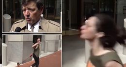 Failed Trump nominee Ed Martin spit on by enraged passerby during live interview, shocking video shows