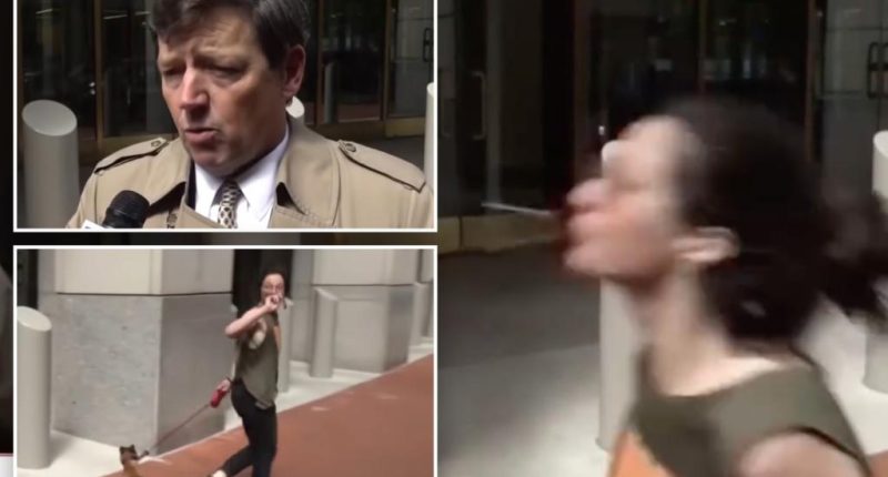 Failed Trump nominee Ed Martin spit on by enraged passerby during live interview, shocking video shows