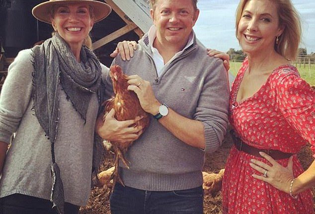 Tom (centre) and Emma Lane (left) bought a a six-bedroom, six-bathroom in Clontarf