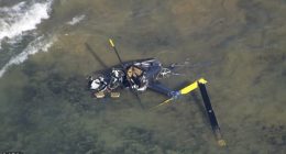 Fears for multiple passengers after helicopter crashes into the ocean near Point Lonsdale
