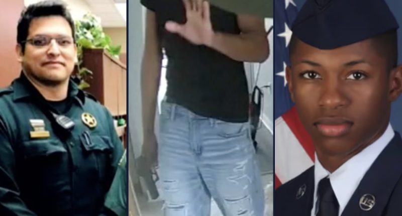 Fired deputy is sued for immediately killing U.S. airman who answered door with gun pointed at ground