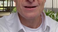 Top cancer researcher Professor Richard Scolyer (pictured on Friday) has admitted he's 'worried' about the results of the first MRI scan he's had since his brain cancer returned